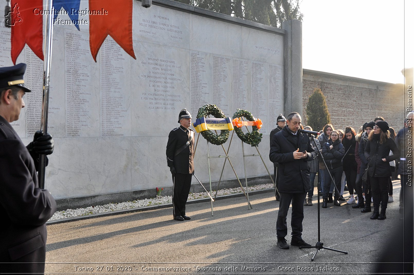 Torino 27 01 2020 - Commemorazione "Giornata della Memoria" - Croce Rossa Italiana