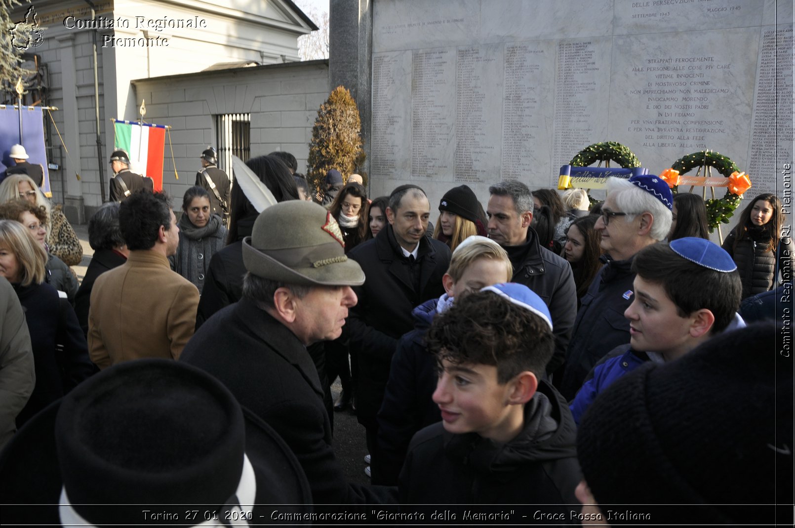 Torino 27 01 2020 - Commemorazione "Giornata della Memoria" - Croce Rossa Italiana