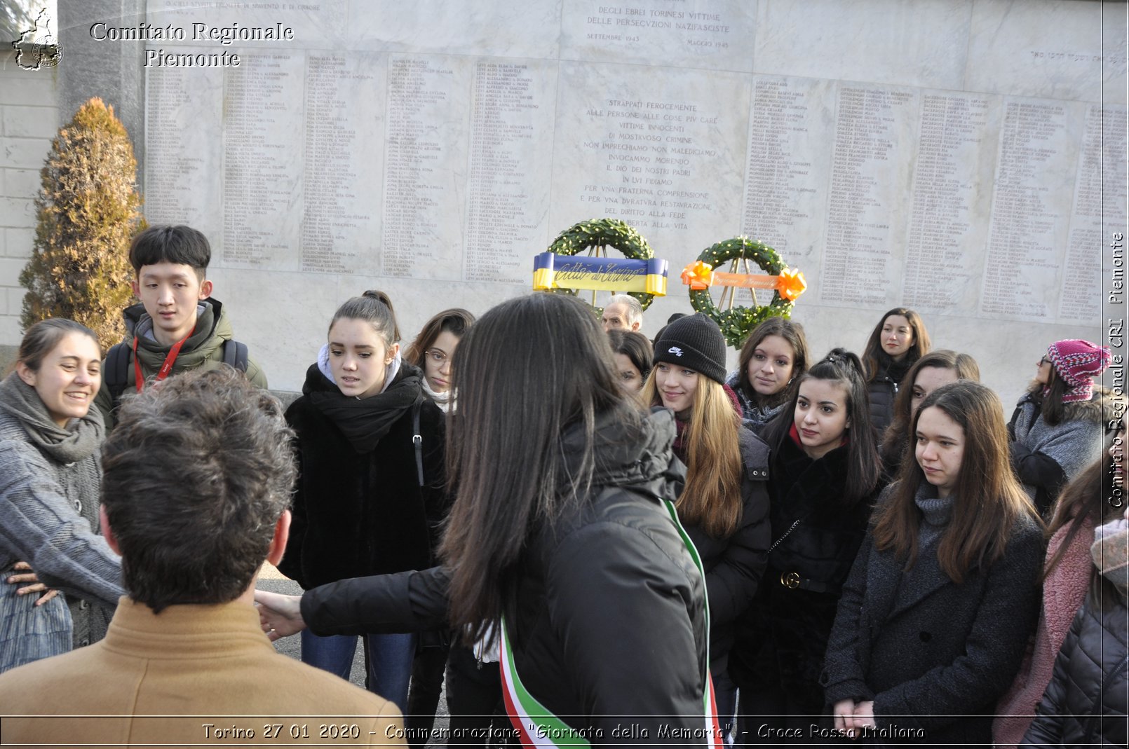 Torino 27 01 2020 - Commemorazione "Giornata della Memoria" - Croce Rossa Italiana