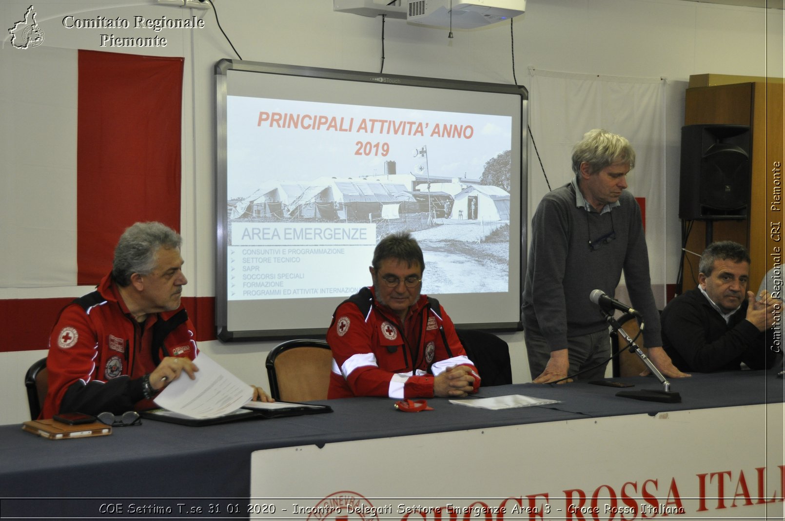 COE Settimo T.se 31 01 2020 - Incontro Delegati Settore Emergenze Area 3 - Croce Rossa Italiana