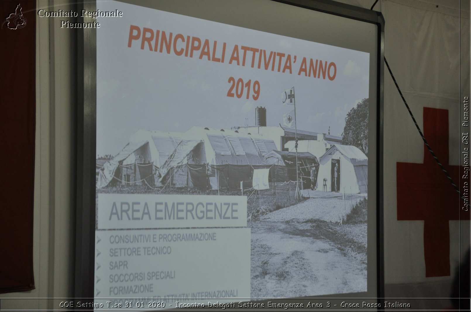 COE Settimo T.se 31 01 2020 - Incontro Delegati Settore Emergenze Area 3 - Croce Rossa Italiana