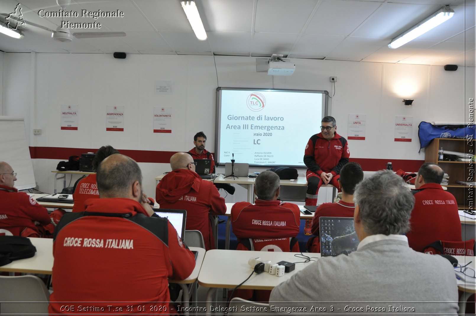 COE Settimo T.se 31 01 2020 - Incontro Delegati Settore Emergenze Area 3 - Croce Rossa Italiana