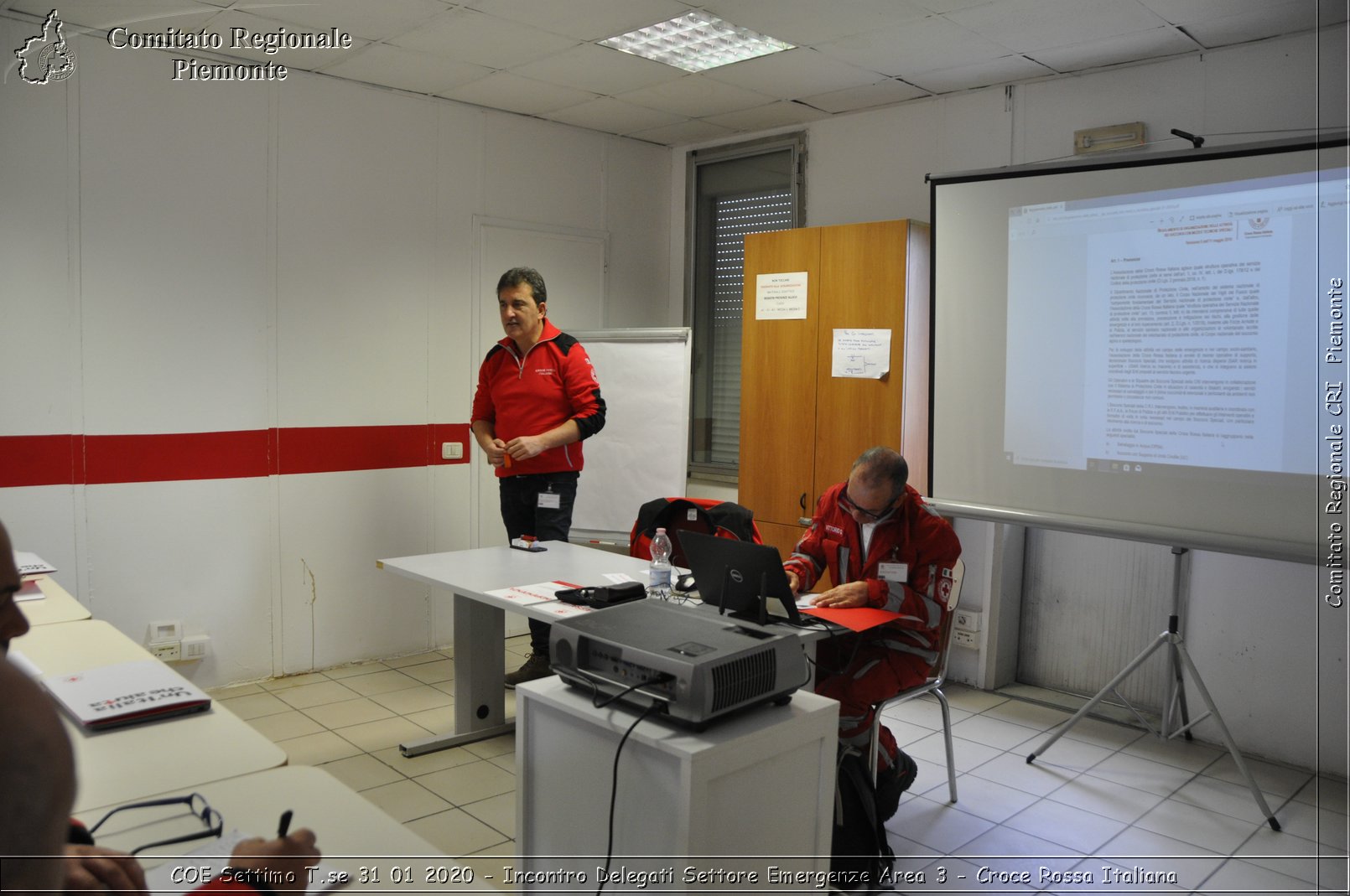 COE Settimo T.se 31 01 2020 - Incontro Delegati Settore Emergenze Area 3 - Croce Rossa Italiana