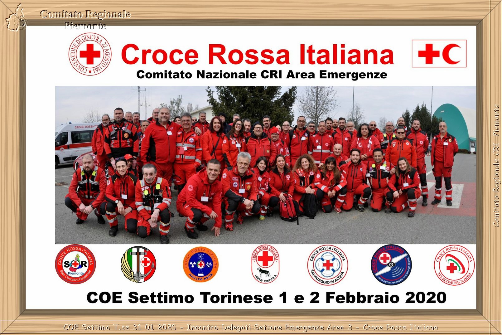 COE Settimo T.se 31 01 2020 - Incontro Delegati Settore Emergenze Area 3 - Croce Rossa Italiana