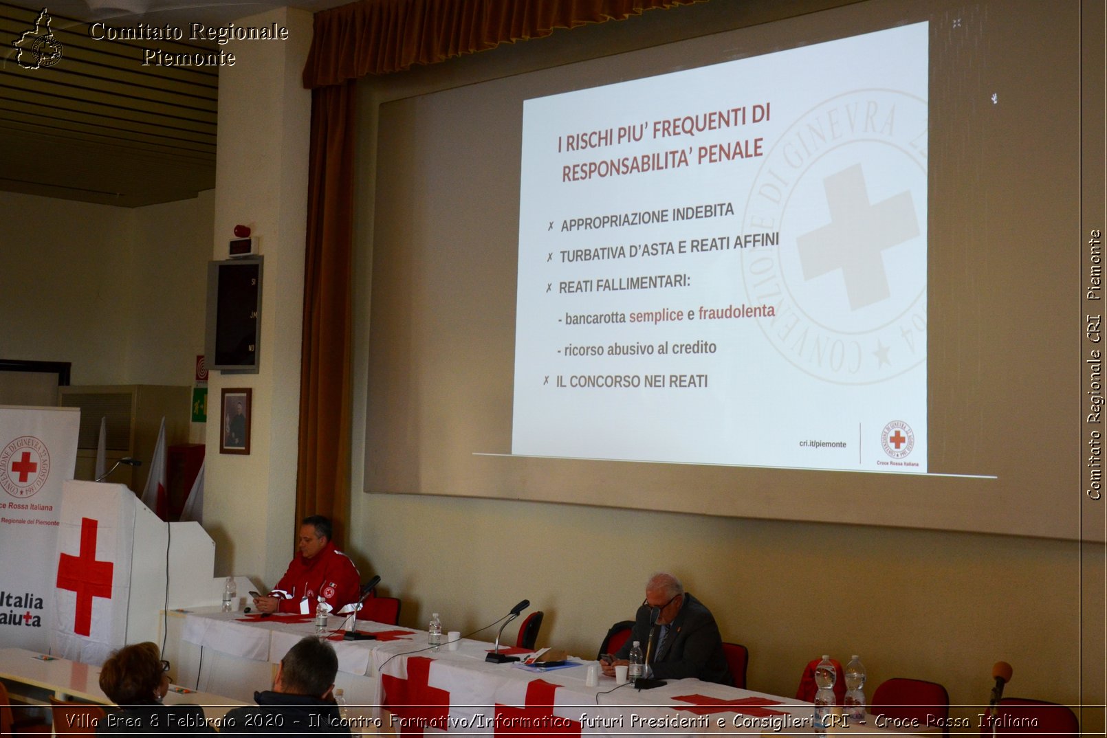 Villa Brea 8 Febbraio 2020 - Incontro Formativo/Informativo futuri Presidenti e Consiglieri CRI - Croce Rossa Italiana