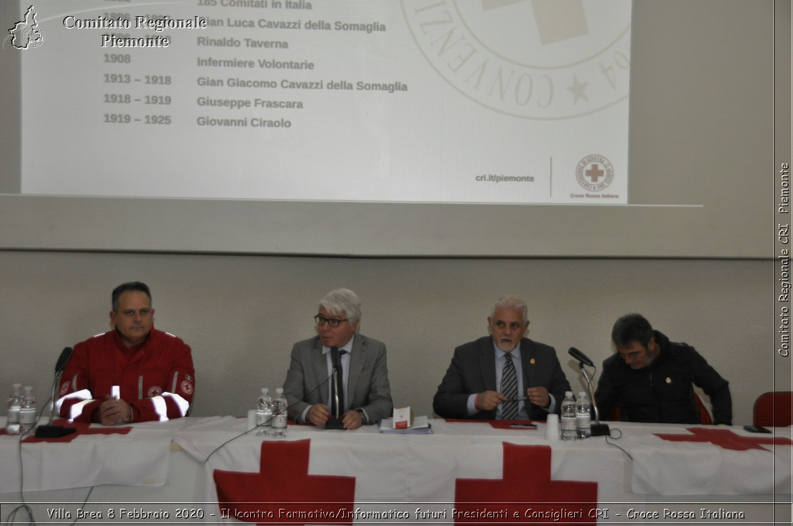 Villa Brea 8 Febbraio 2020 - Incontro Formativo/Informativo futuri Presidenti e Consiglieri CRI - Croce Rossa Italiana