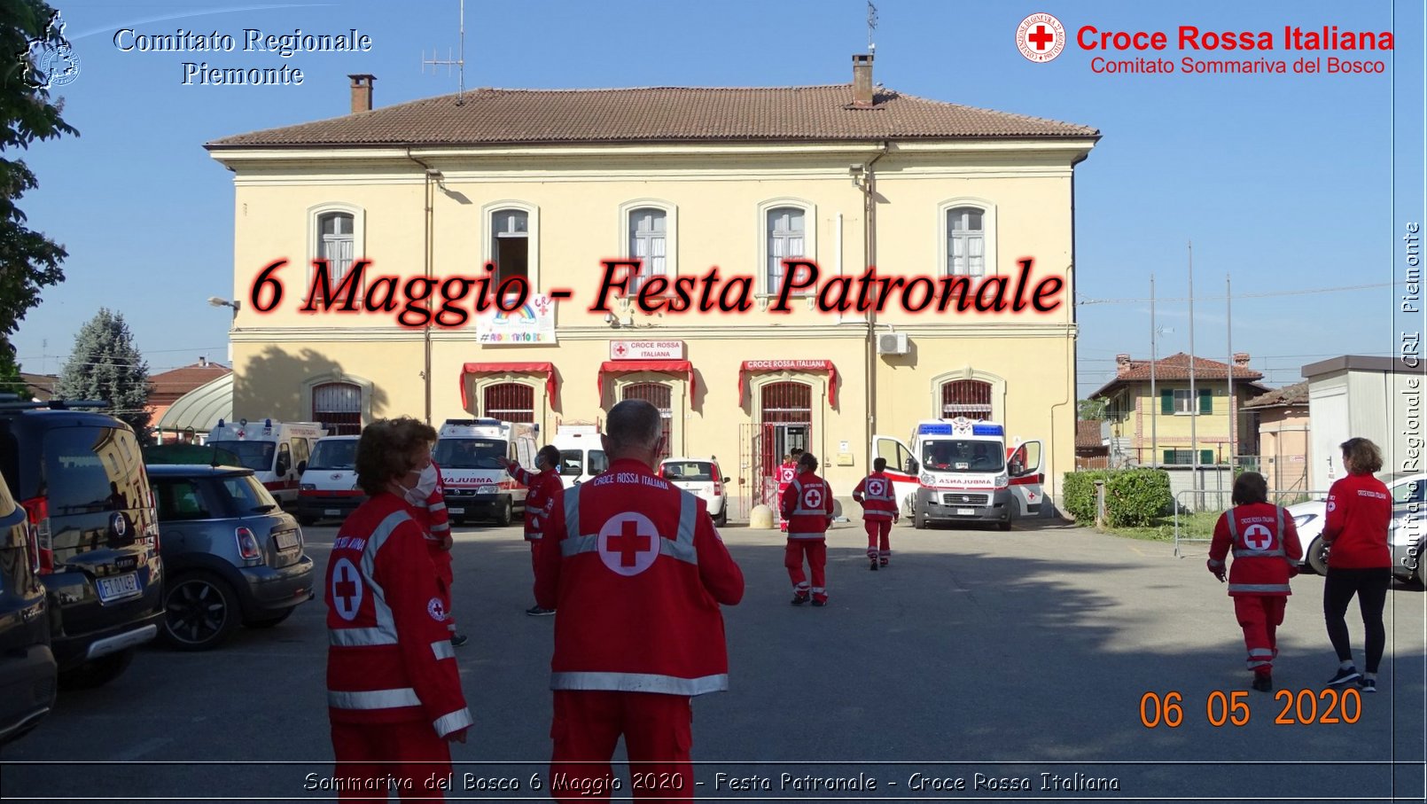 Sommariva del Bosco 6 Maggio 2020 - Festa Patronale - Croce Rossa Italiana