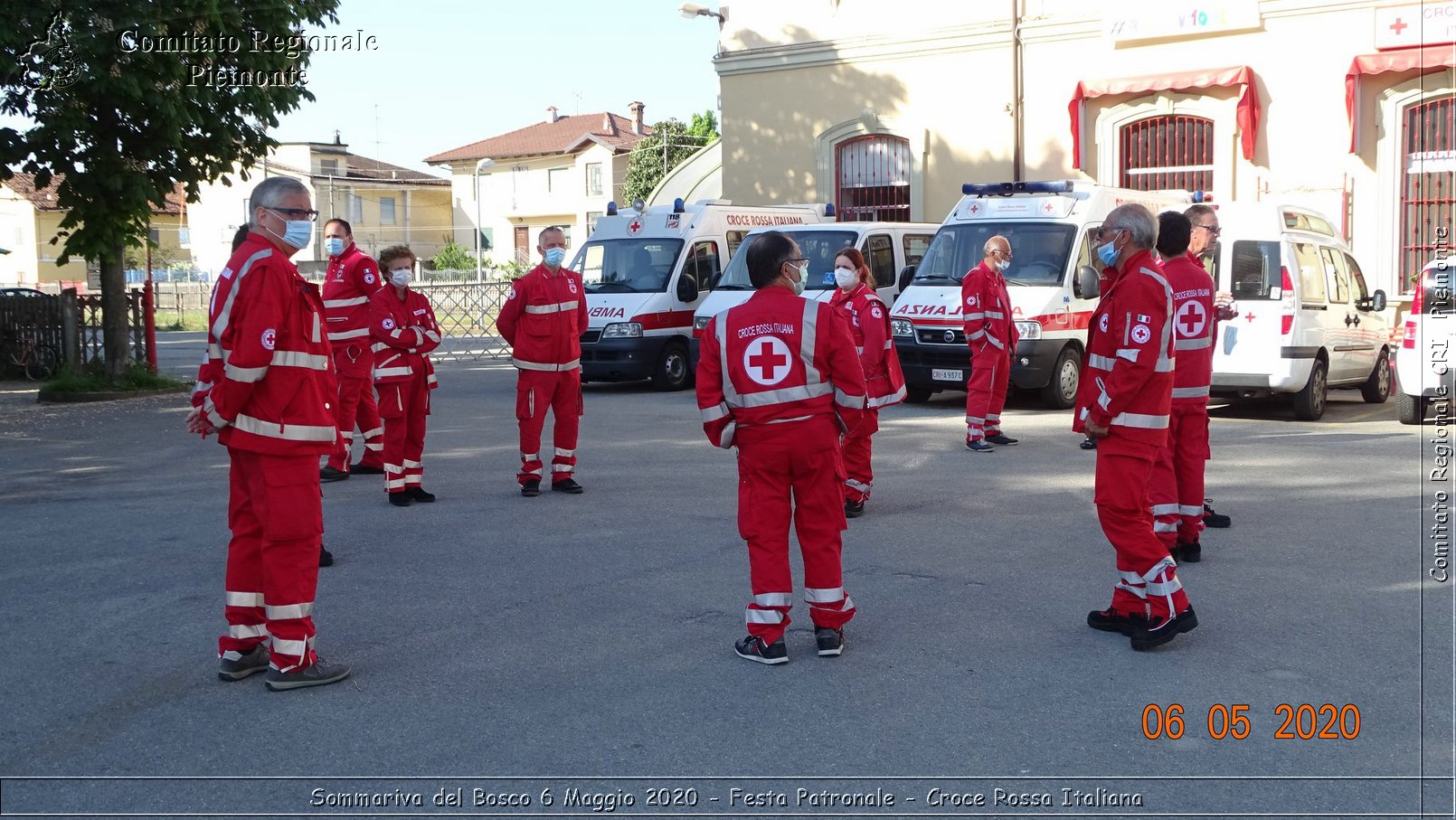 Sommariva del Bosco 6 Maggio 2020 - Festa Patronale - Croce Rossa Italiana