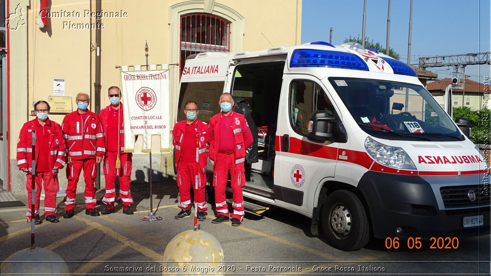 Sommariva del Bosco 6 Maggio 2020 - Festa Patronale - Croce Rossa Italiana