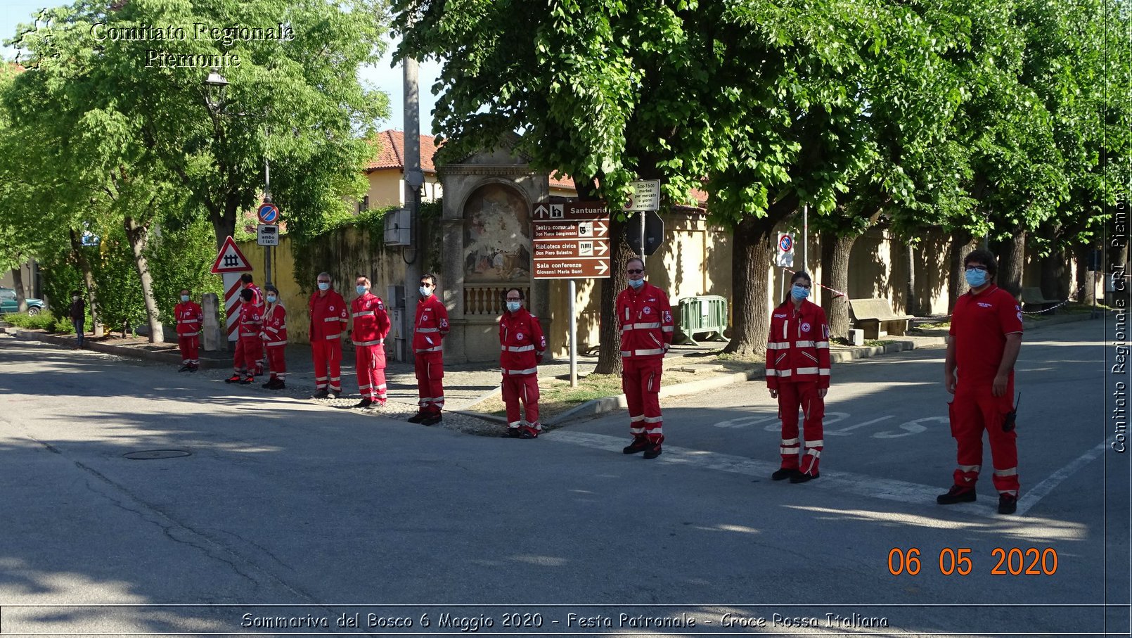 Sommariva del Bosco 6 Maggio 2020 - Festa Patronale - Croce Rossa Italiana