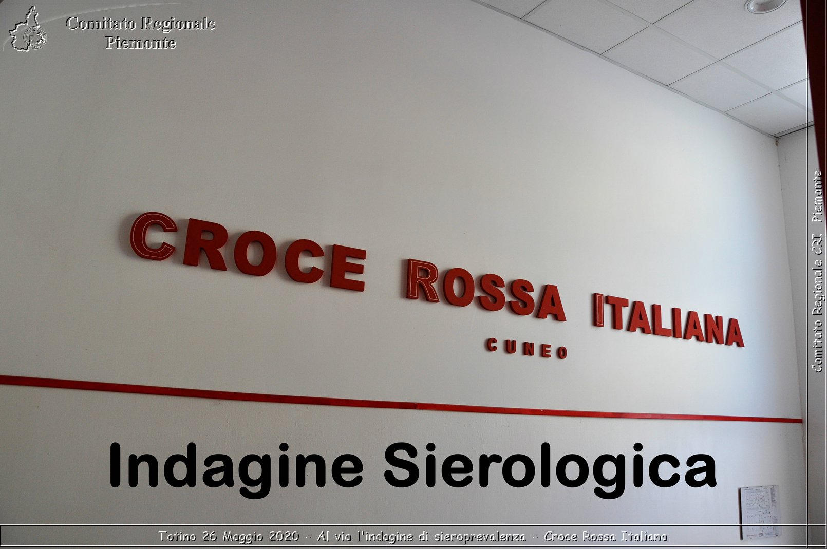 Torino 26 Maggio 2020 - Al via l'indagine di sieroprevalenza - Croce Rossa Italiana