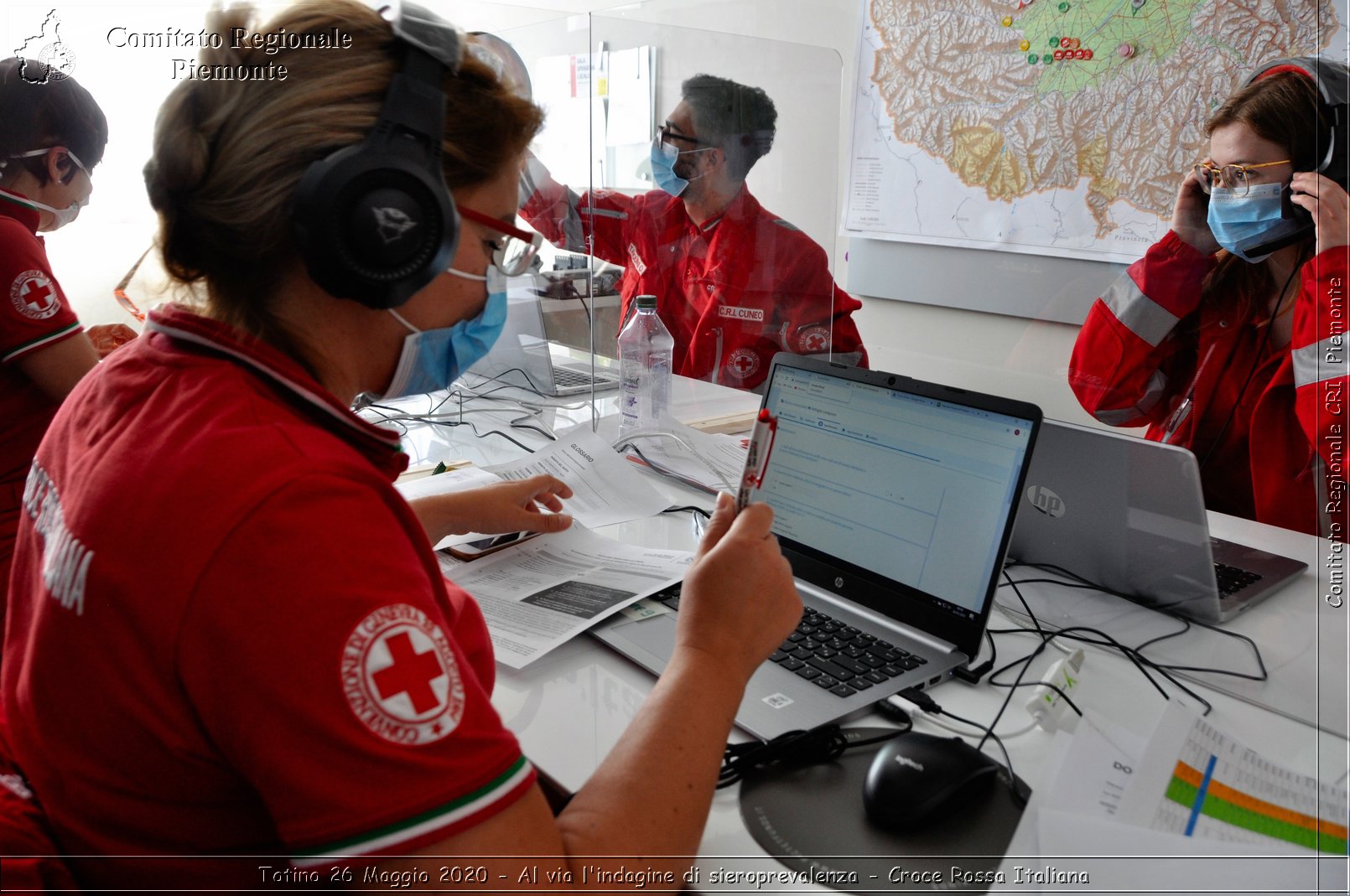 Torino 26 Maggio 2020 - Al via l'indagine di sieroprevalenza - Croce Rossa Italiana