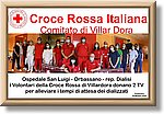 Villardora 28 Maggio 2020 - Dono TV reparto dialisi H S.Luigi - Croce Rossa Italiana