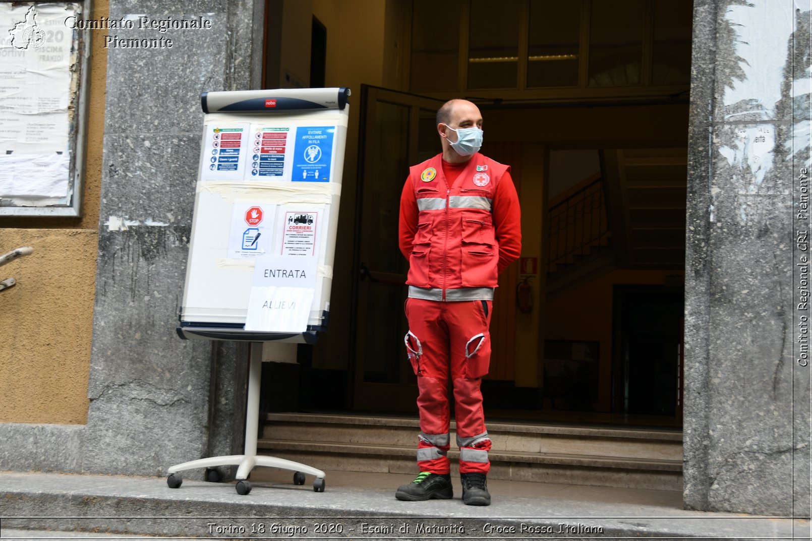 Torino 18 Giugno 2020 - Esami di Maturit - Croce Rossa Italiana