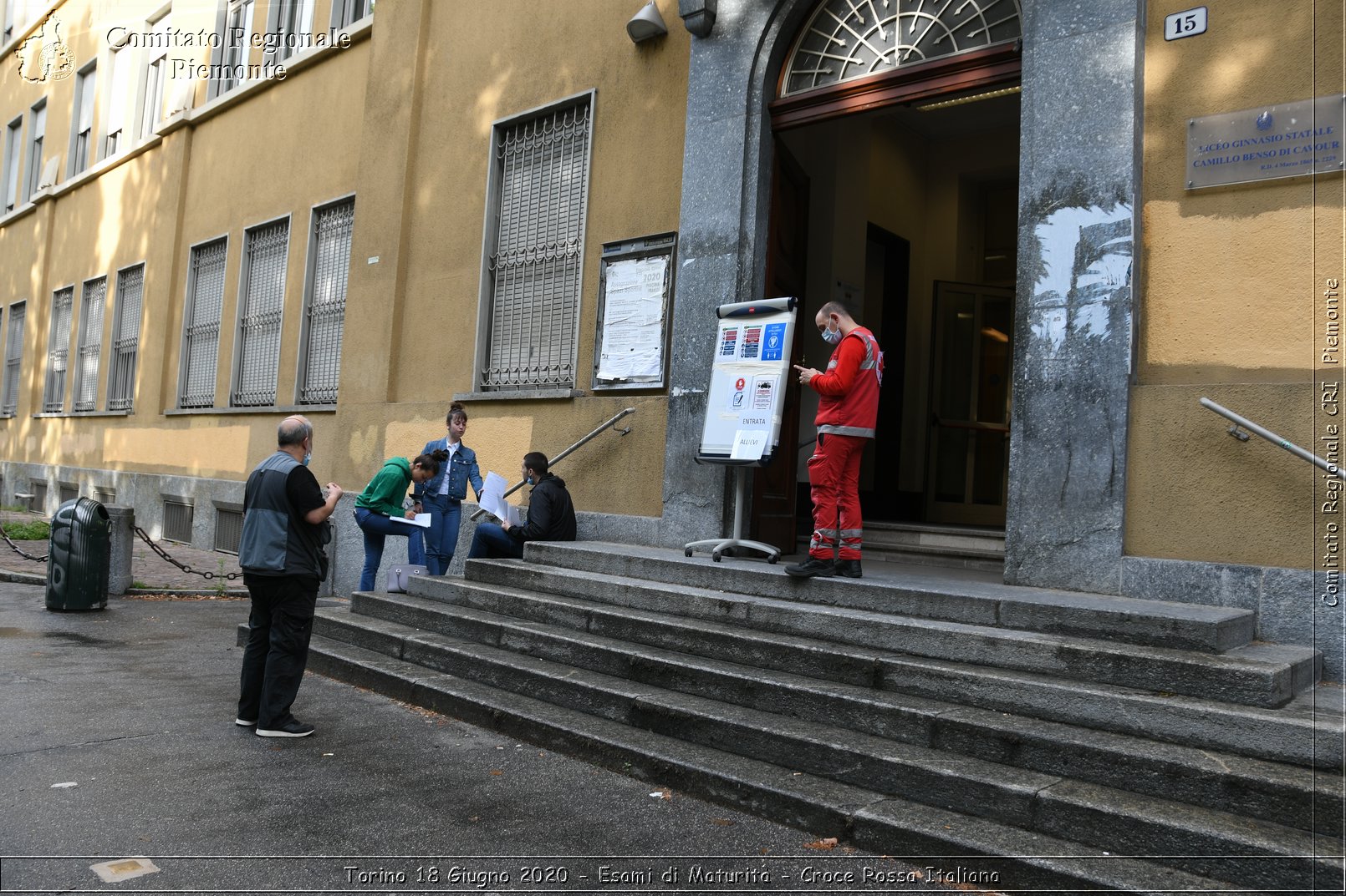 Torino 18 Giugno 2020 - Esami di Maturit - Croce Rossa Italiana