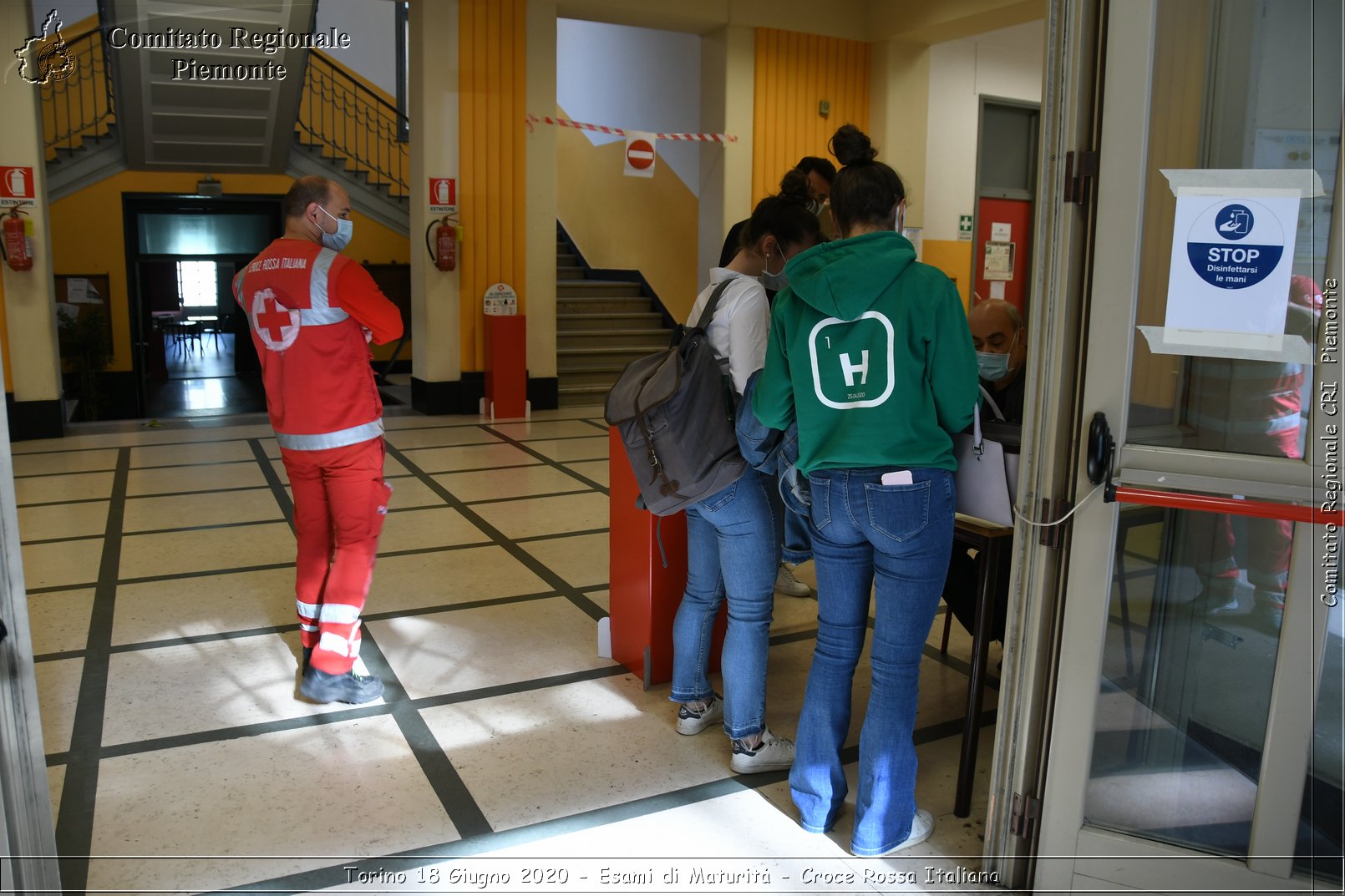 Torino 18 Giugno 2020 - Esami di Maturit - Croce Rossa Italiana