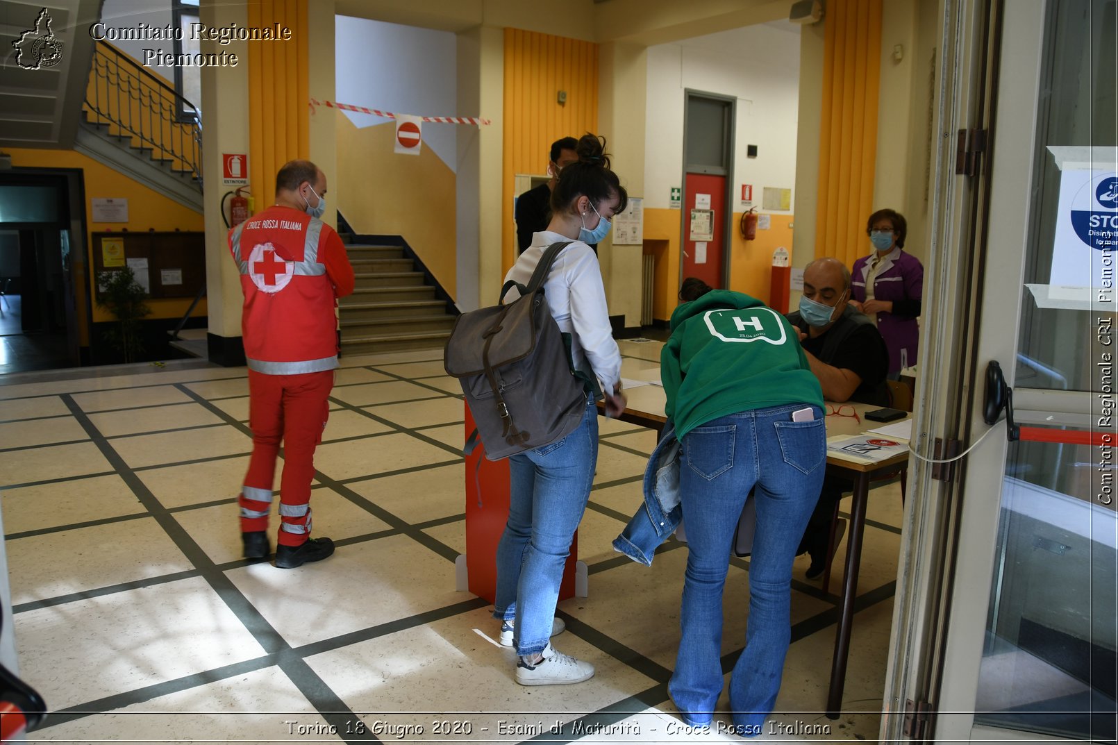 Torino 18 Giugno 2020 - Esami di Maturit - Croce Rossa Italiana