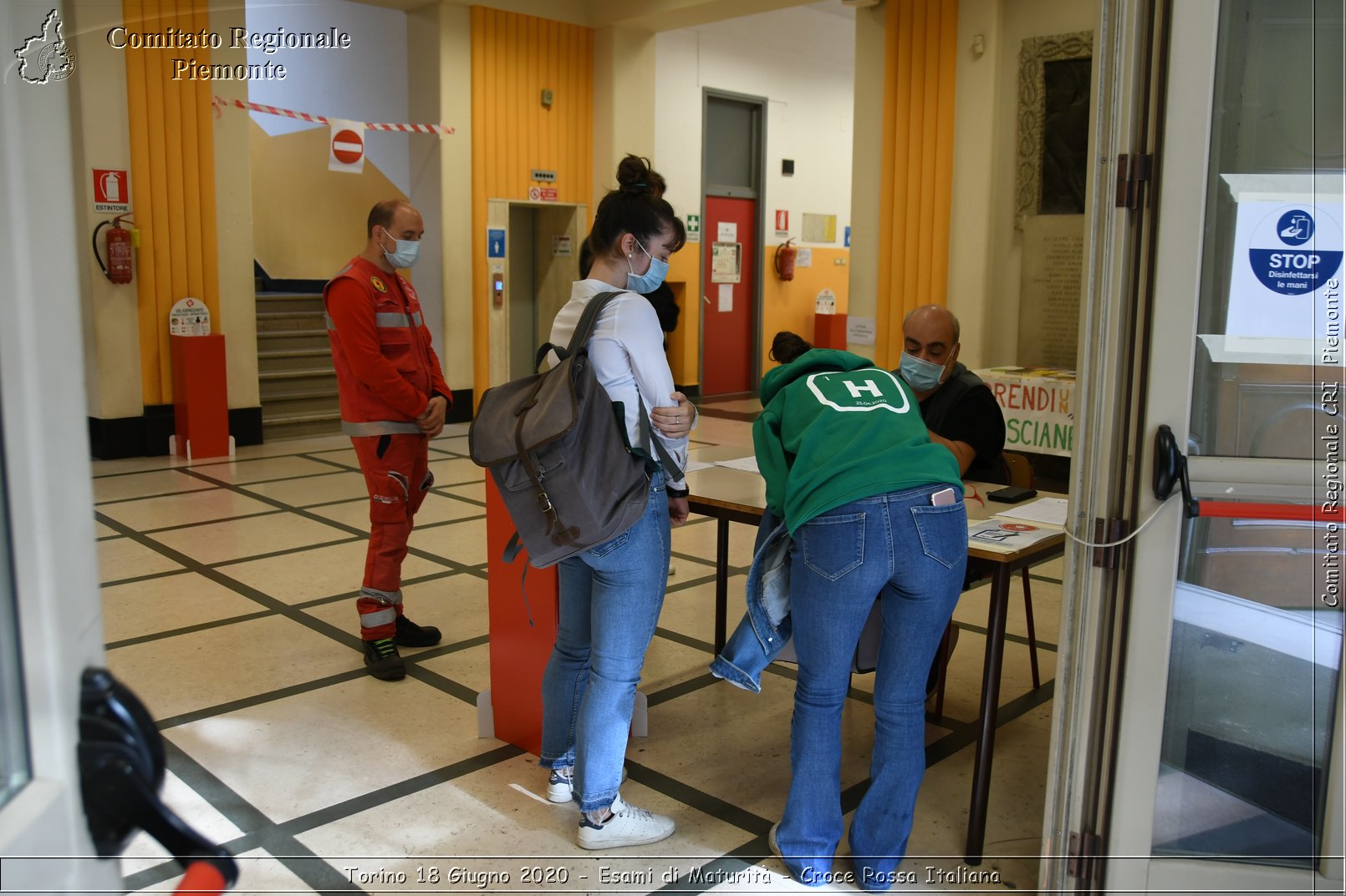 Torino 18 Giugno 2020 - Esami di Maturit - Croce Rossa Italiana