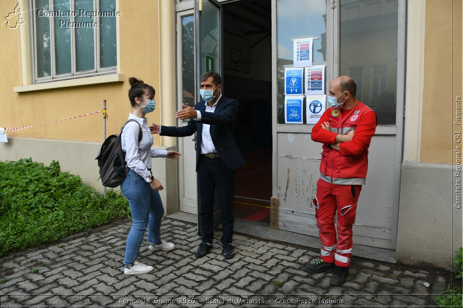 Torino 18 Giugno 2020 - Esami di Maturit - Croce Rossa Italiana