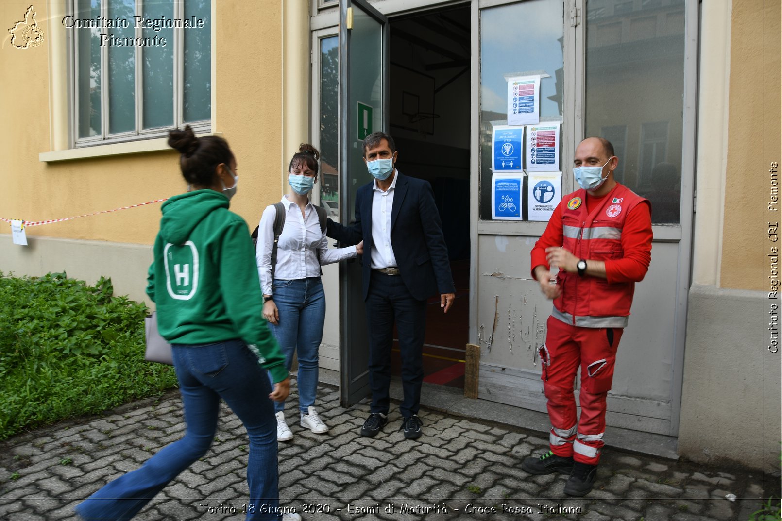 Torino 18 Giugno 2020 - Esami di Maturit - Croce Rossa Italiana