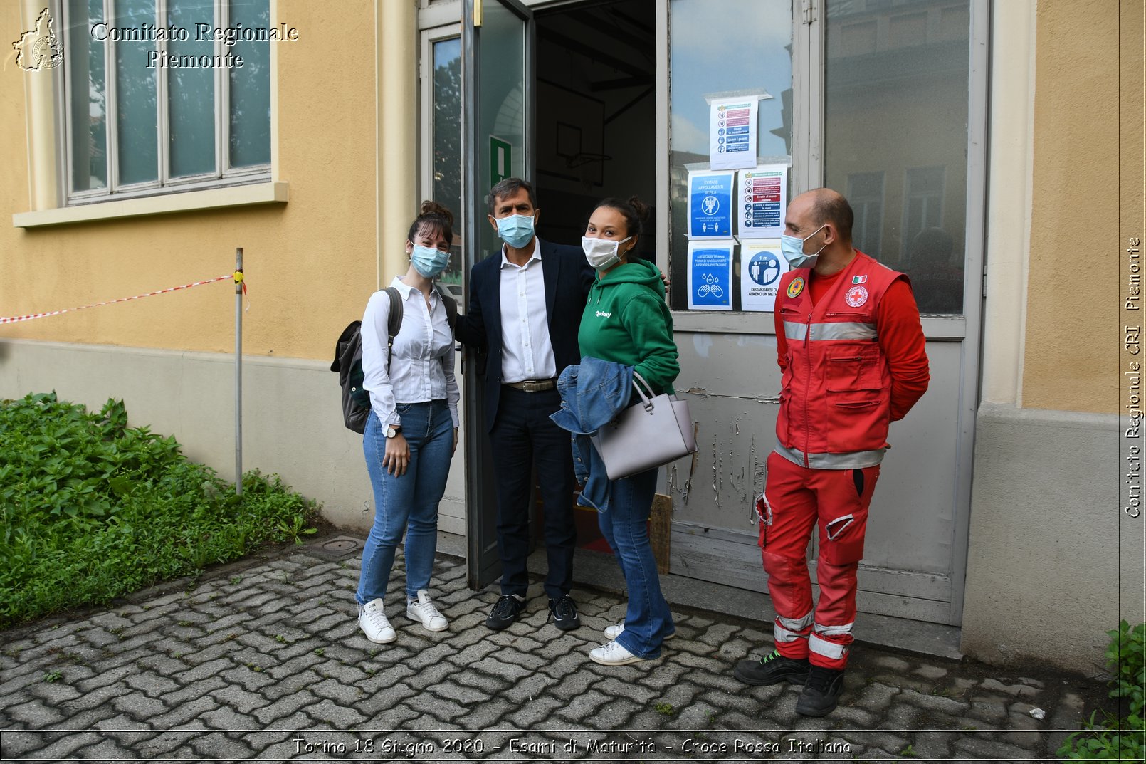 Torino 18 Giugno 2020 - Esami di Maturit - Croce Rossa Italiana