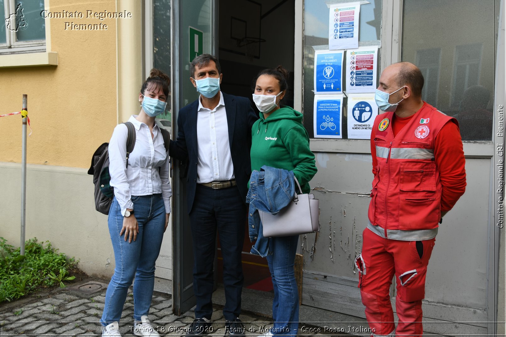 Torino 18 Giugno 2020 - Esami di Maturit - Croce Rossa Italiana