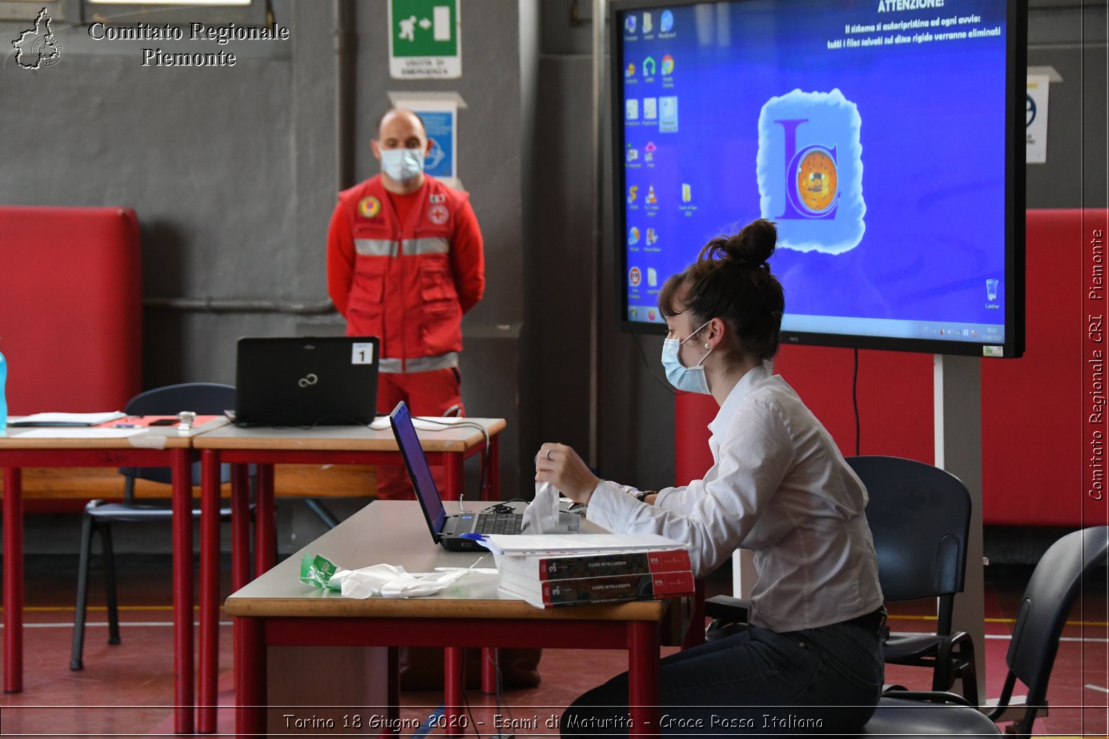 Torino 18 Giugno 2020 - Esami di Maturit - Croce Rossa Italiana