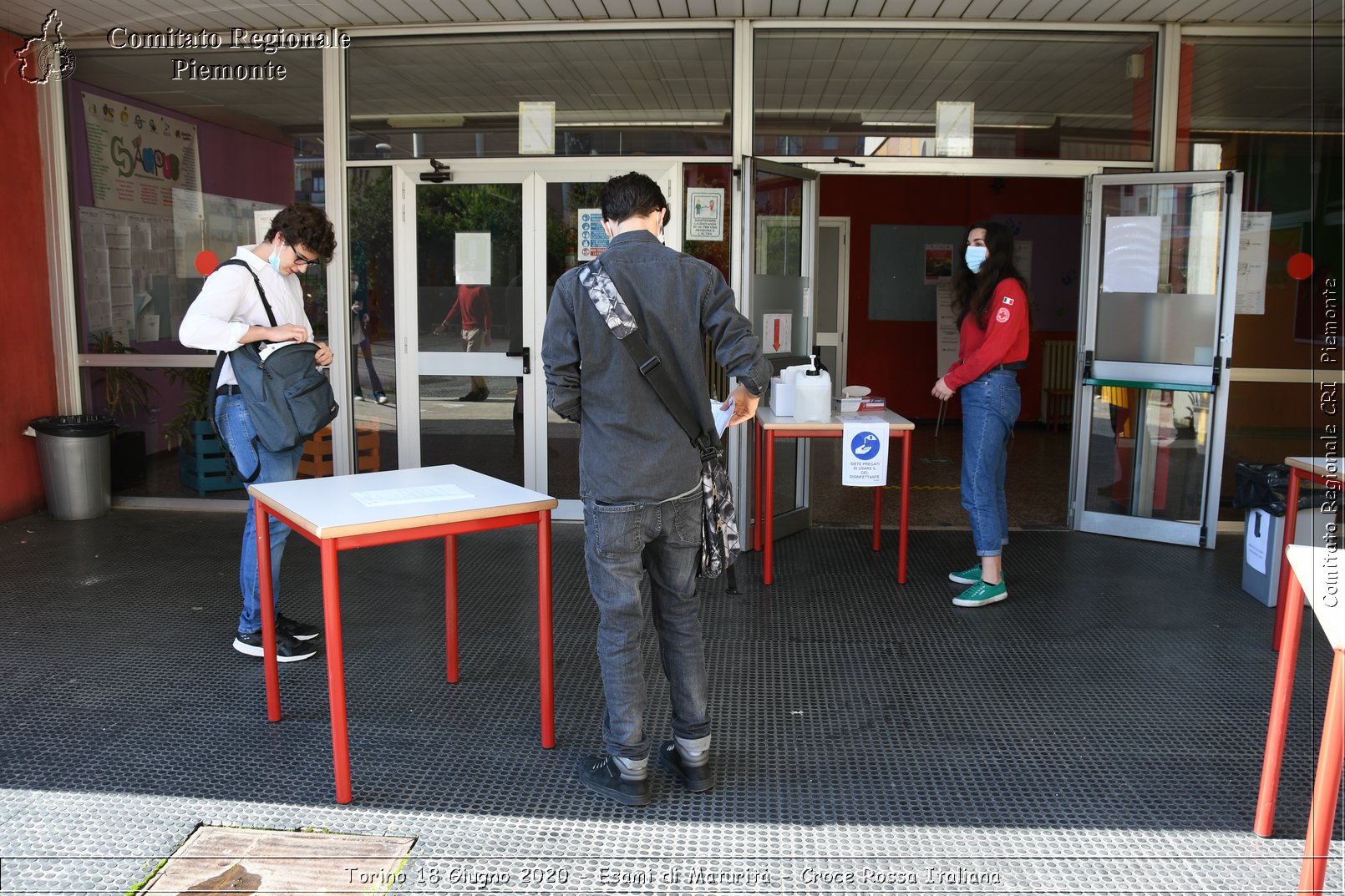 Torino 18 Giugno 2020 - Esami di Maturit - Croce Rossa Italiana