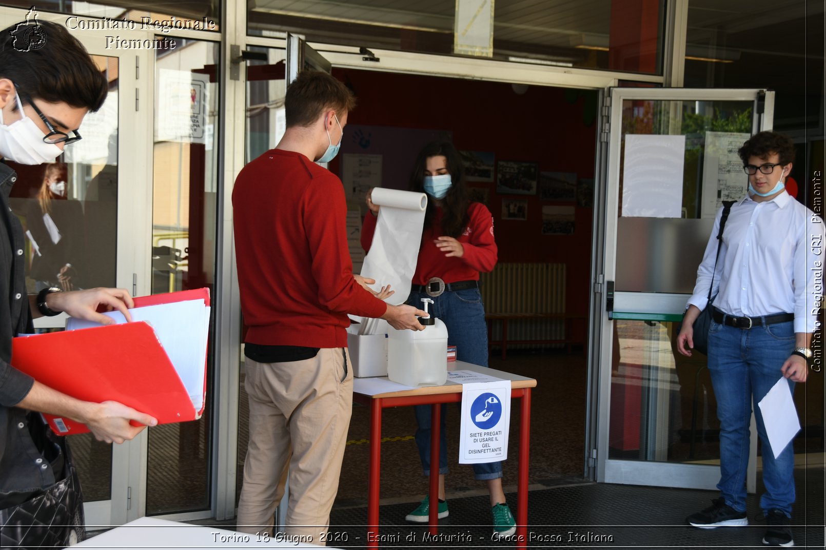 Torino 18 Giugno 2020 - Esami di Maturit - Croce Rossa Italiana