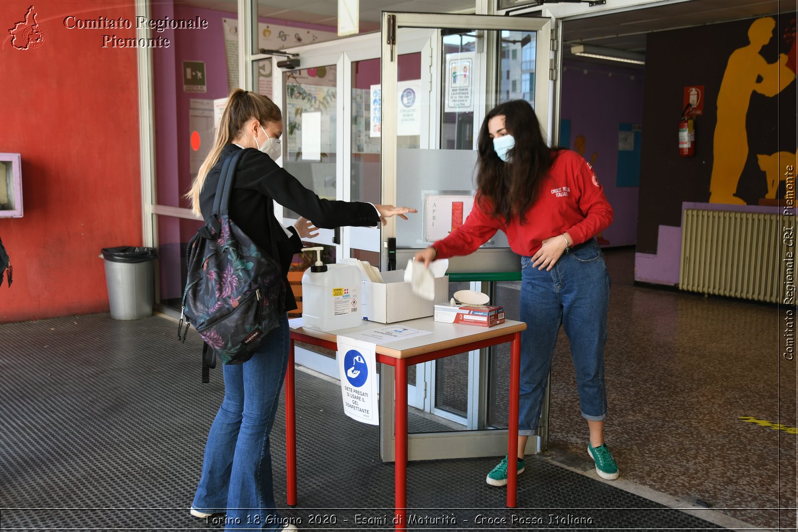 Torino 18 Giugno 2020 - Esami di Maturit - Croce Rossa Italiana