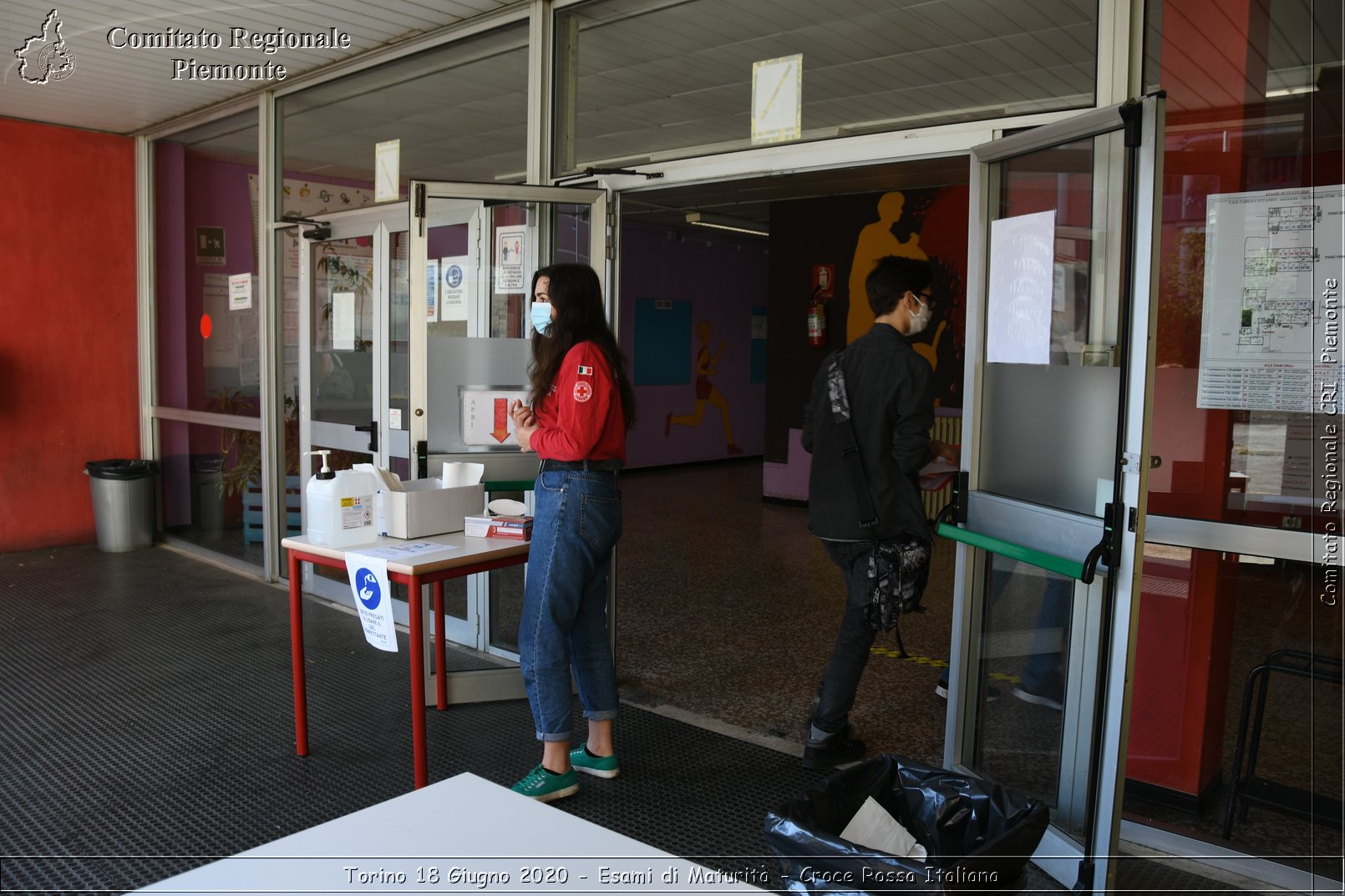 Torino 18 Giugno 2020 - Esami di Maturit - Croce Rossa Italiana