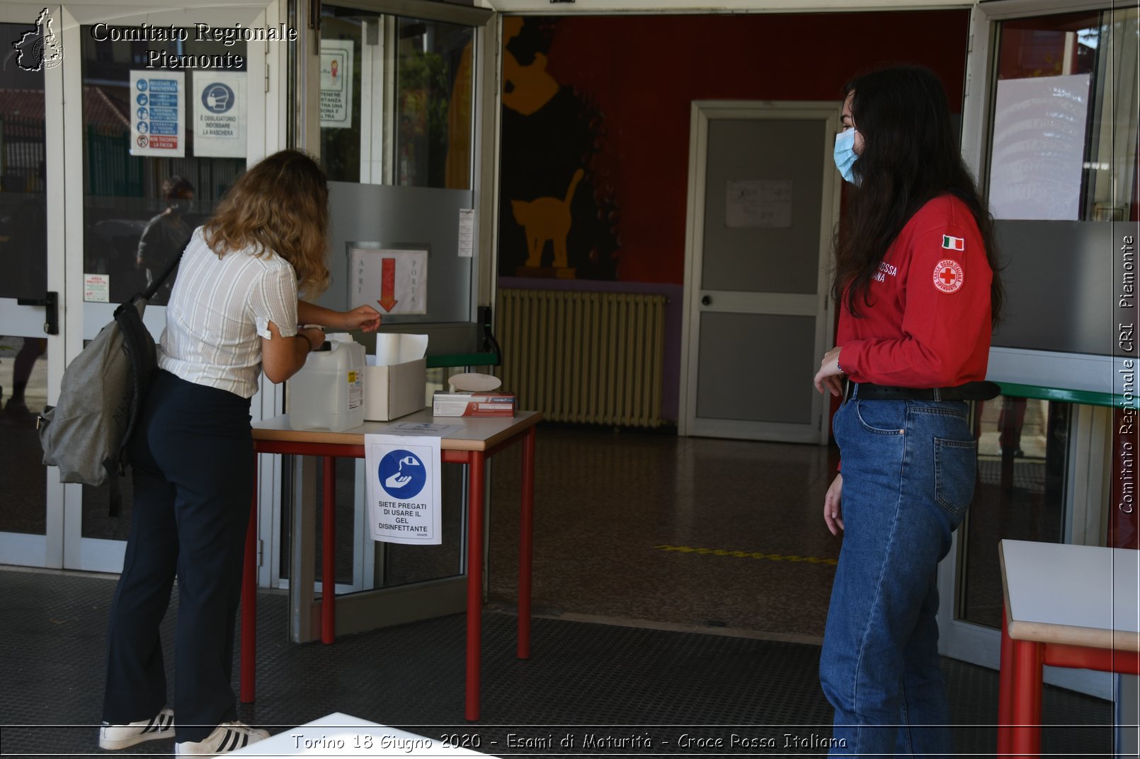 Torino 18 Giugno 2020 - Esami di Maturit - Croce Rossa Italiana