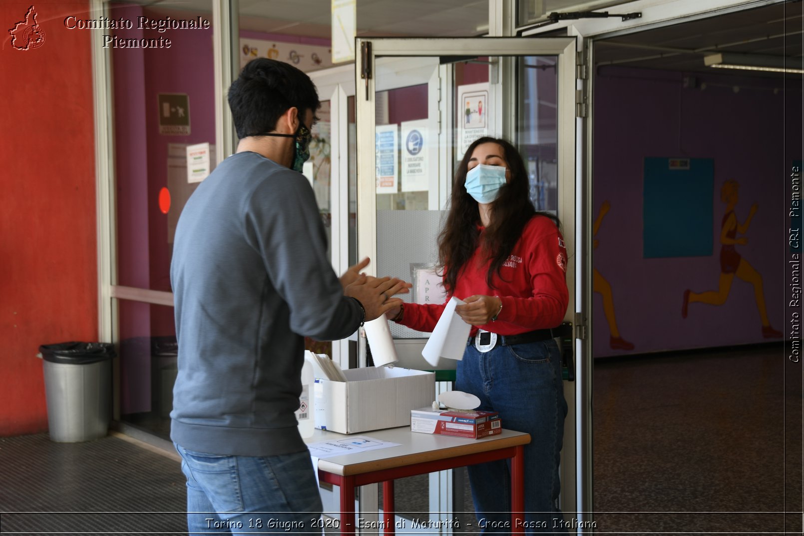 Torino 18 Giugno 2020 - Esami di Maturit - Croce Rossa Italiana