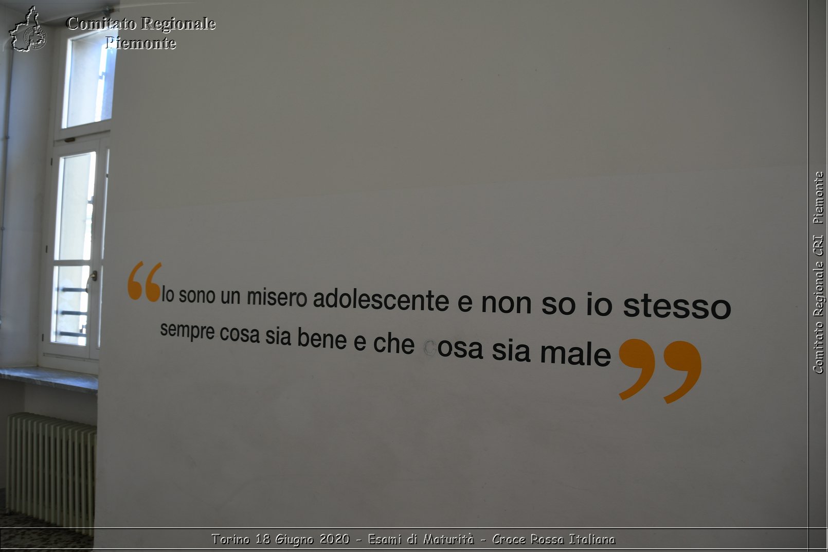 Torino 18 Giugno 2020 - Esami di Maturit - Croce Rossa Italiana