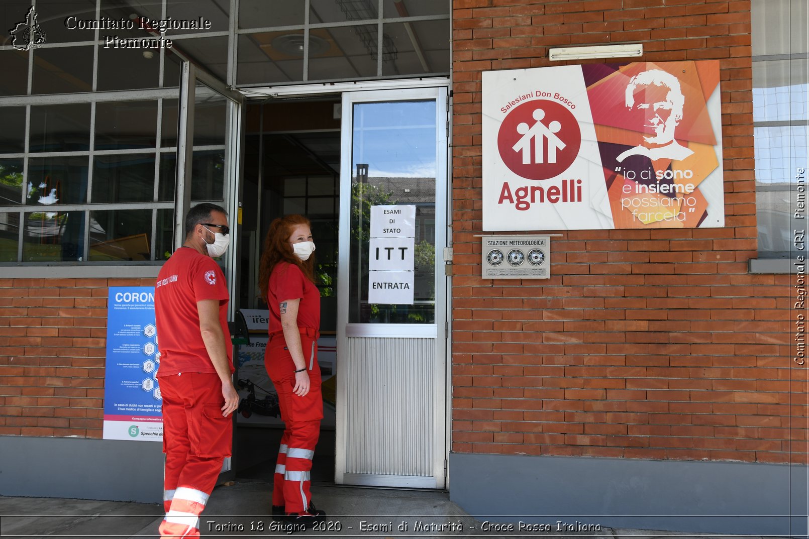 Torino 18 Giugno 2020 - Esami di Maturit - Croce Rossa Italiana