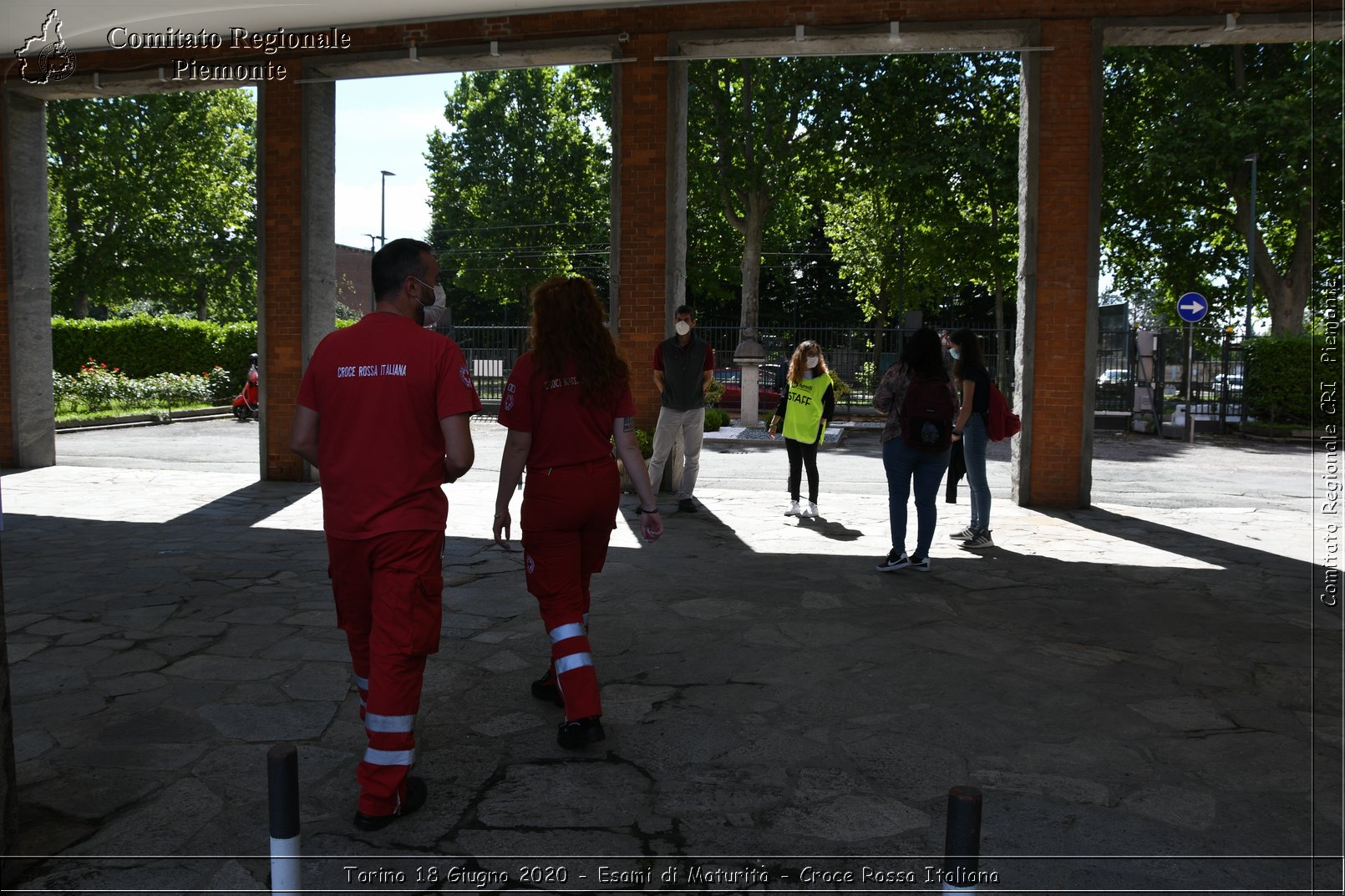 Torino 18 Giugno 2020 - Esami di Maturit - Croce Rossa Italiana