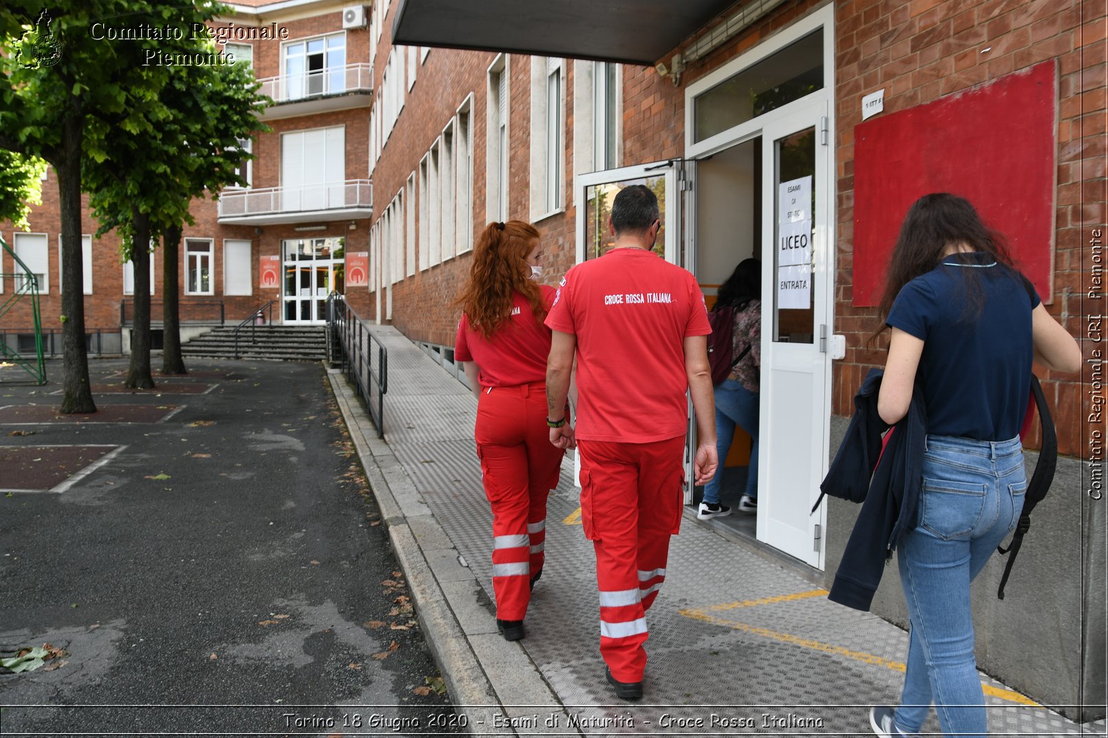 Torino 18 Giugno 2020 - Esami di Maturit - Croce Rossa Italiana