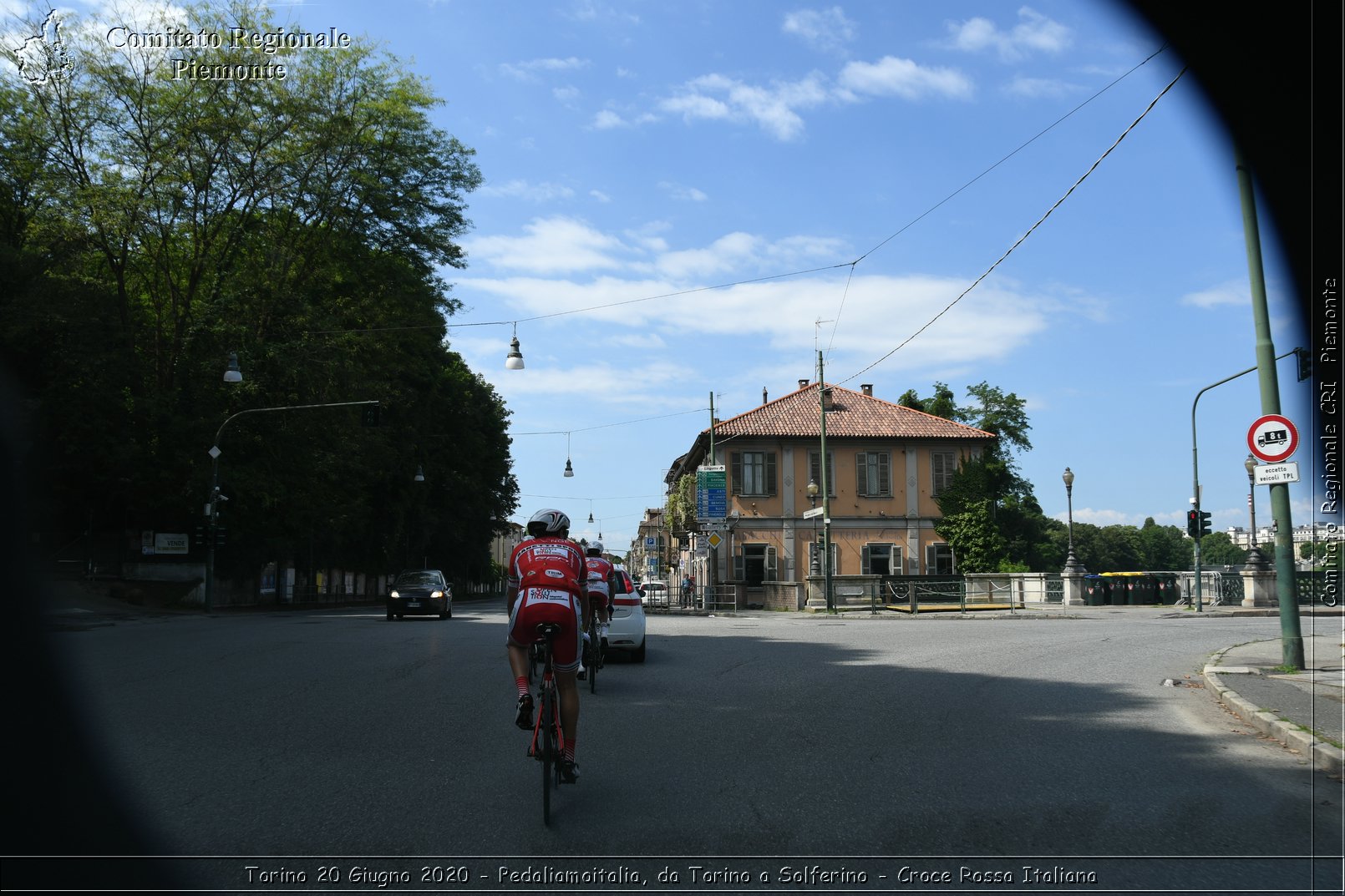 Torino 20 Giugno 2020 - Pedaliamoitalia, da Torino a Solferino - Croce Rossa Italiana