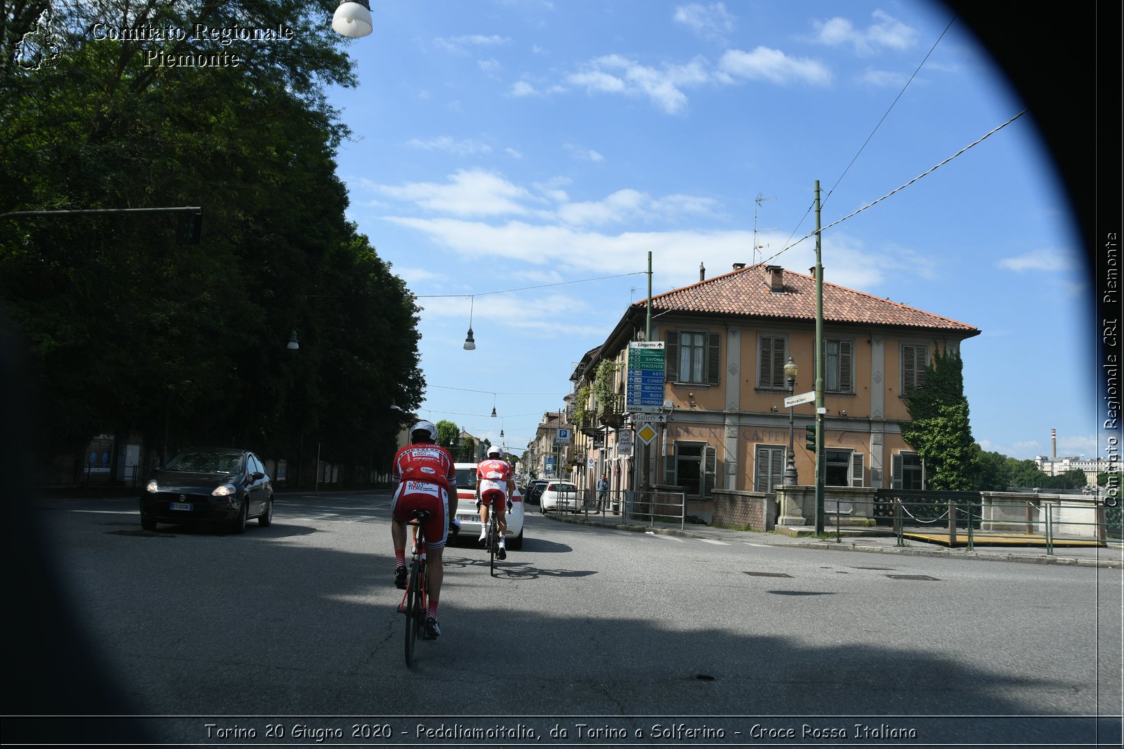 Torino 20 Giugno 2020 - Pedaliamoitalia, da Torino a Solferino - Croce Rossa Italiana