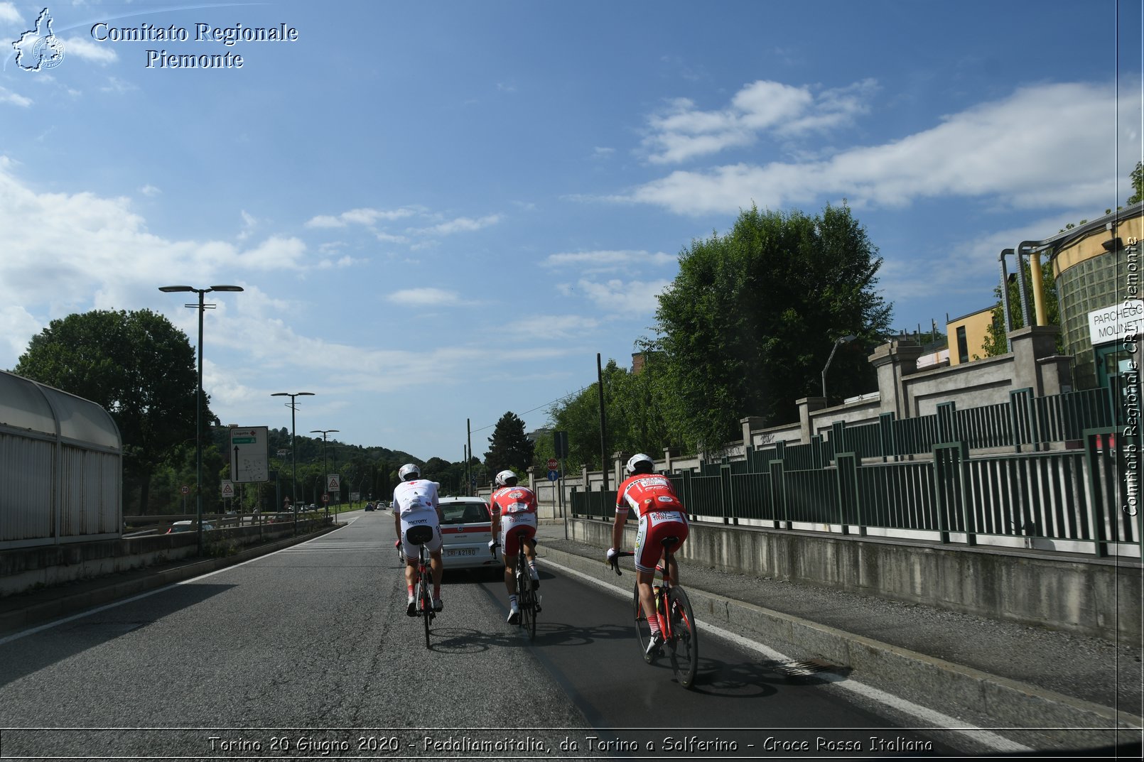 Torino 20 Giugno 2020 - Pedaliamoitalia, da Torino a Solferino - Croce Rossa Italiana