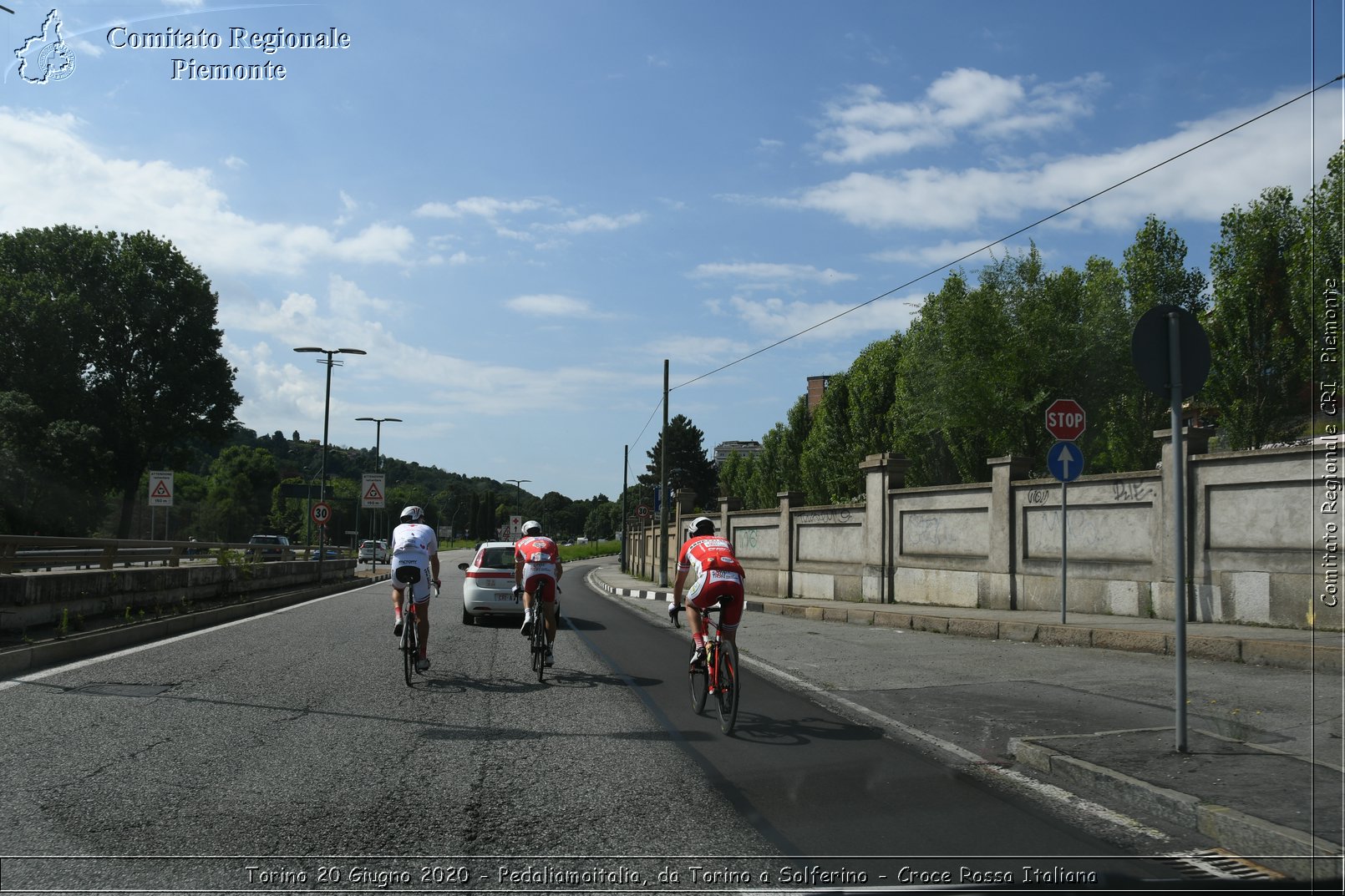 Torino 20 Giugno 2020 - Pedaliamoitalia, da Torino a Solferino - Croce Rossa Italiana