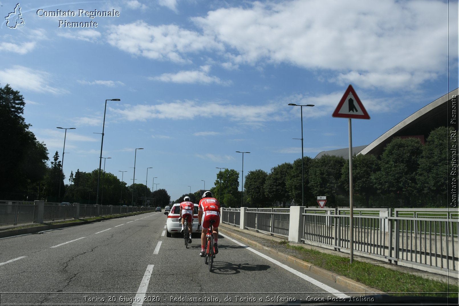 Torino 20 Giugno 2020 - Pedaliamoitalia, da Torino a Solferino - Croce Rossa Italiana