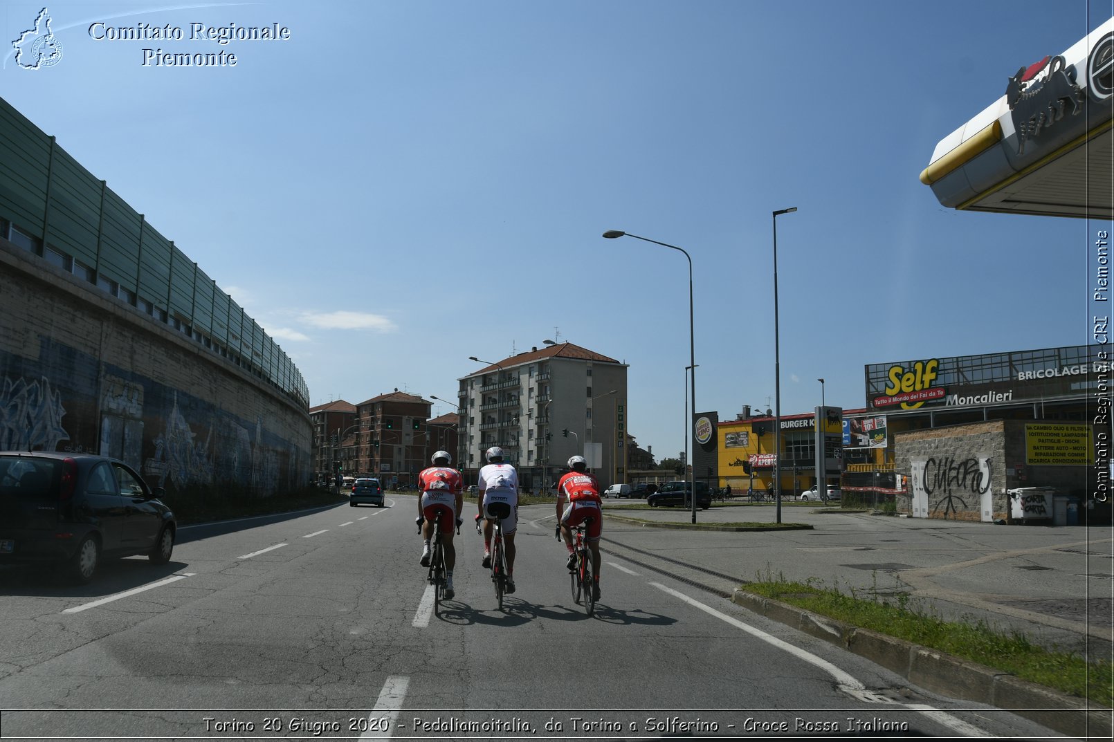 Torino 20 Giugno 2020 - Pedaliamoitalia, da Torino a Solferino - Croce Rossa Italiana