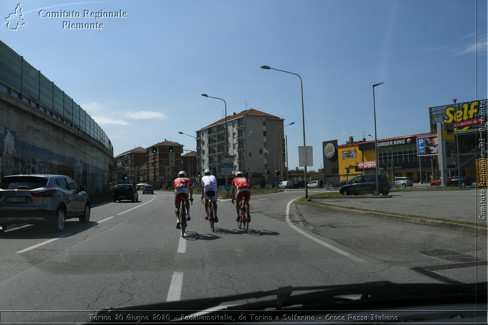 Torino 20 Giugno 2020 - Pedaliamoitalia, da Torino a Solferino - Croce Rossa Italiana