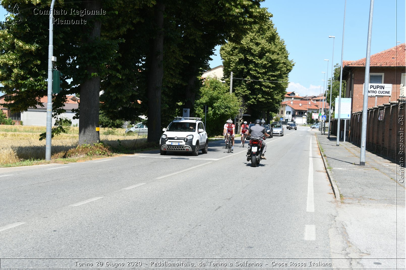 Torino 20 Giugno 2020 - Pedaliamoitalia, da Torino a Solferino - Croce Rossa Italiana