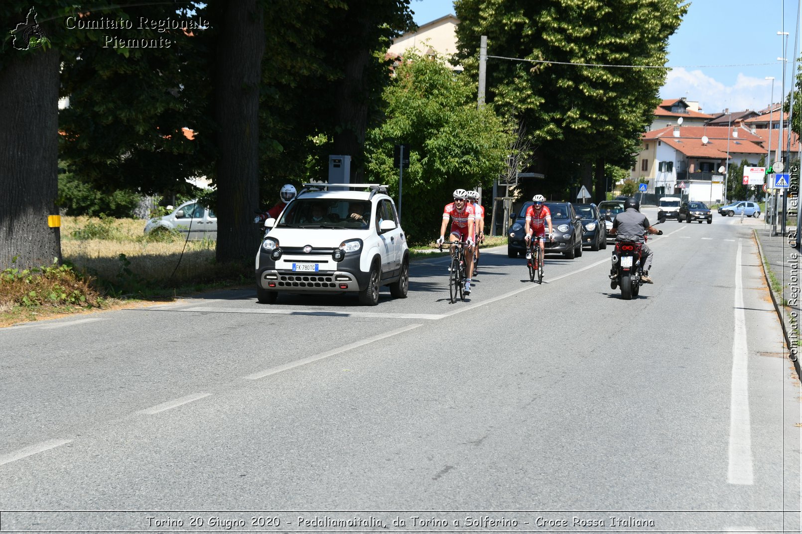 Torino 20 Giugno 2020 - Pedaliamoitalia, da Torino a Solferino - Croce Rossa Italiana