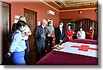 Torino 16 Luglio 2020 - Visita del Vescovo Nosiglia alla Sede di Via Bologna - Croce Rossa Italiana - Comitato Regionale del Piemonte