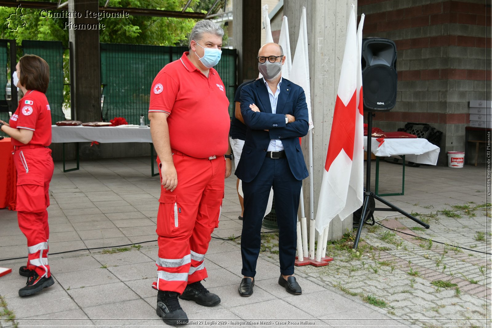 Moncalieri 29 Luglio 2020 - Inaugurazione Mezzi - Croce Rossa Italiana - Comitato Regionale del Piemonte