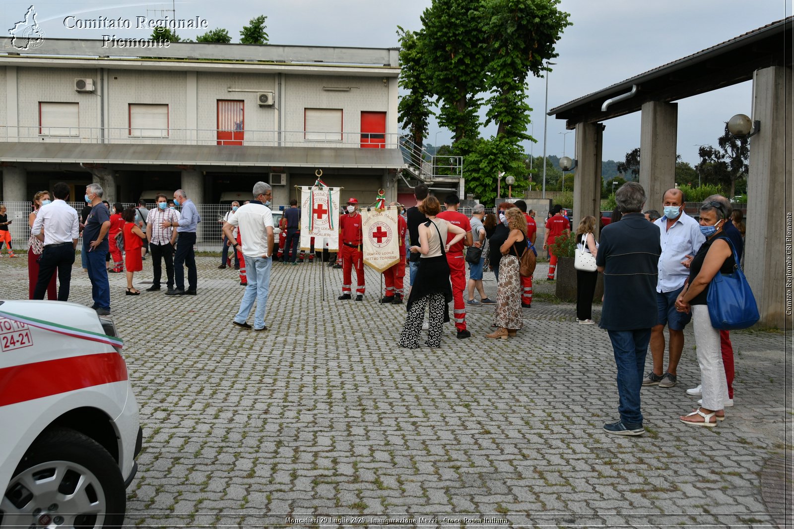 Moncalieri 29 Luglio 2020 - Inaugurazione Mezzi - Croce Rossa Italiana - Comitato Regionale del Piemonte