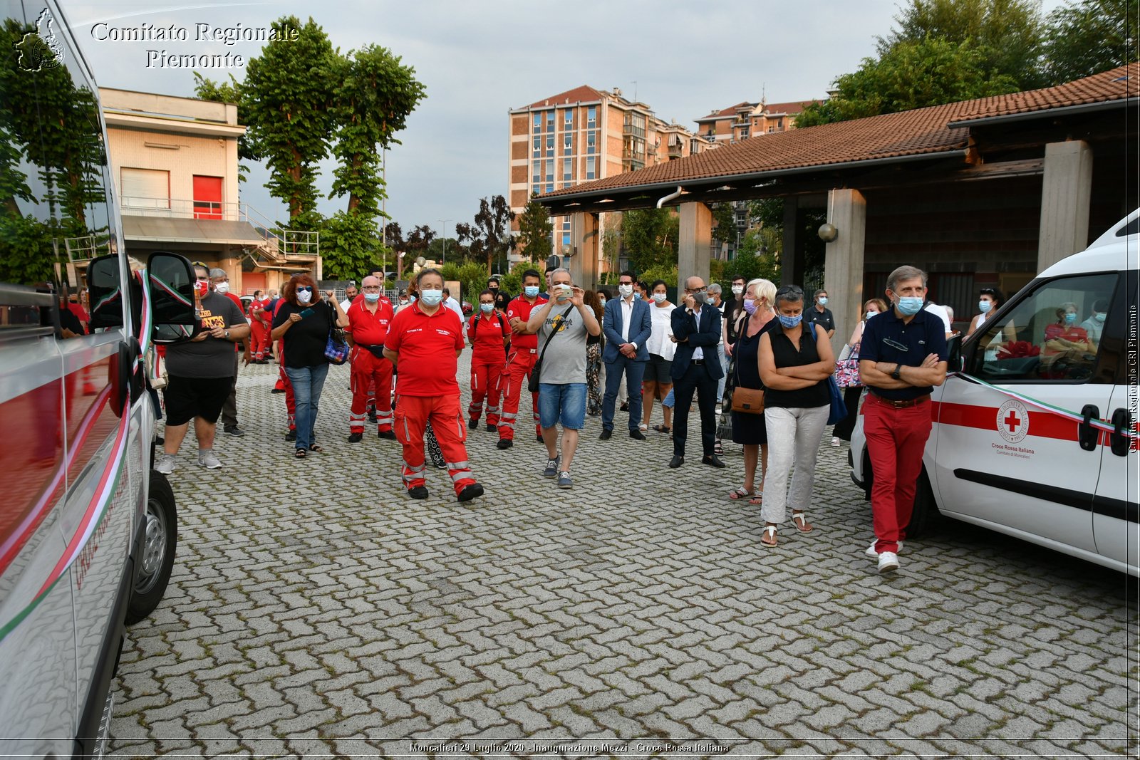 Moncalieri 29 Luglio 2020 - Inaugurazione Mezzi - Croce Rossa Italiana - Comitato Regionale del Piemonte